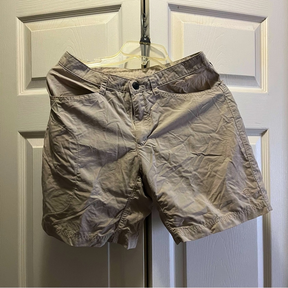 Mountain Hardwear Women's Tan Hiking Shorts